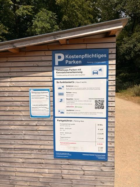 Parkplatz Dinosaurierpark Teufelsschlucht