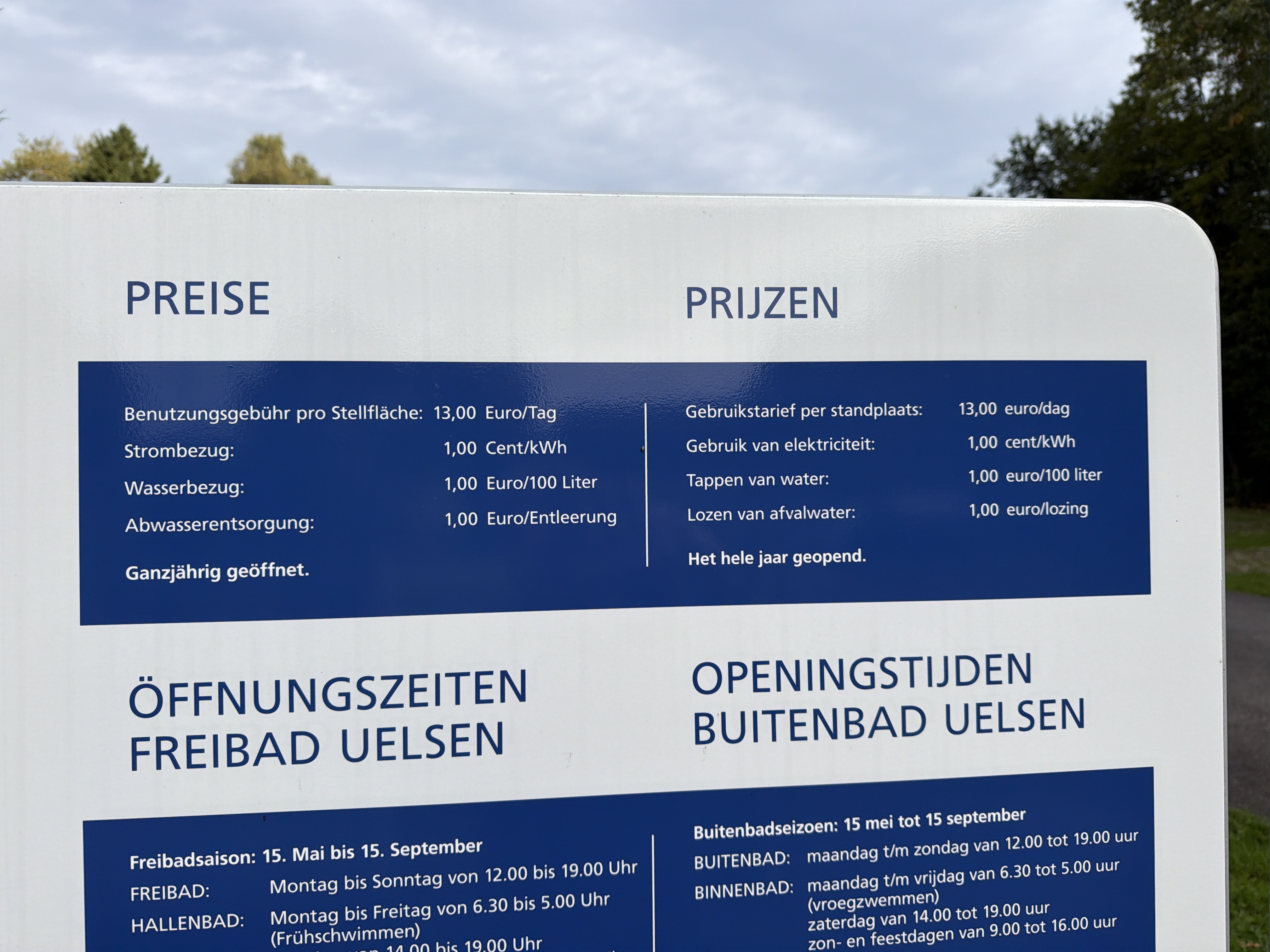 Wohnmobilstellplatz Am Waldbad in Uelsen