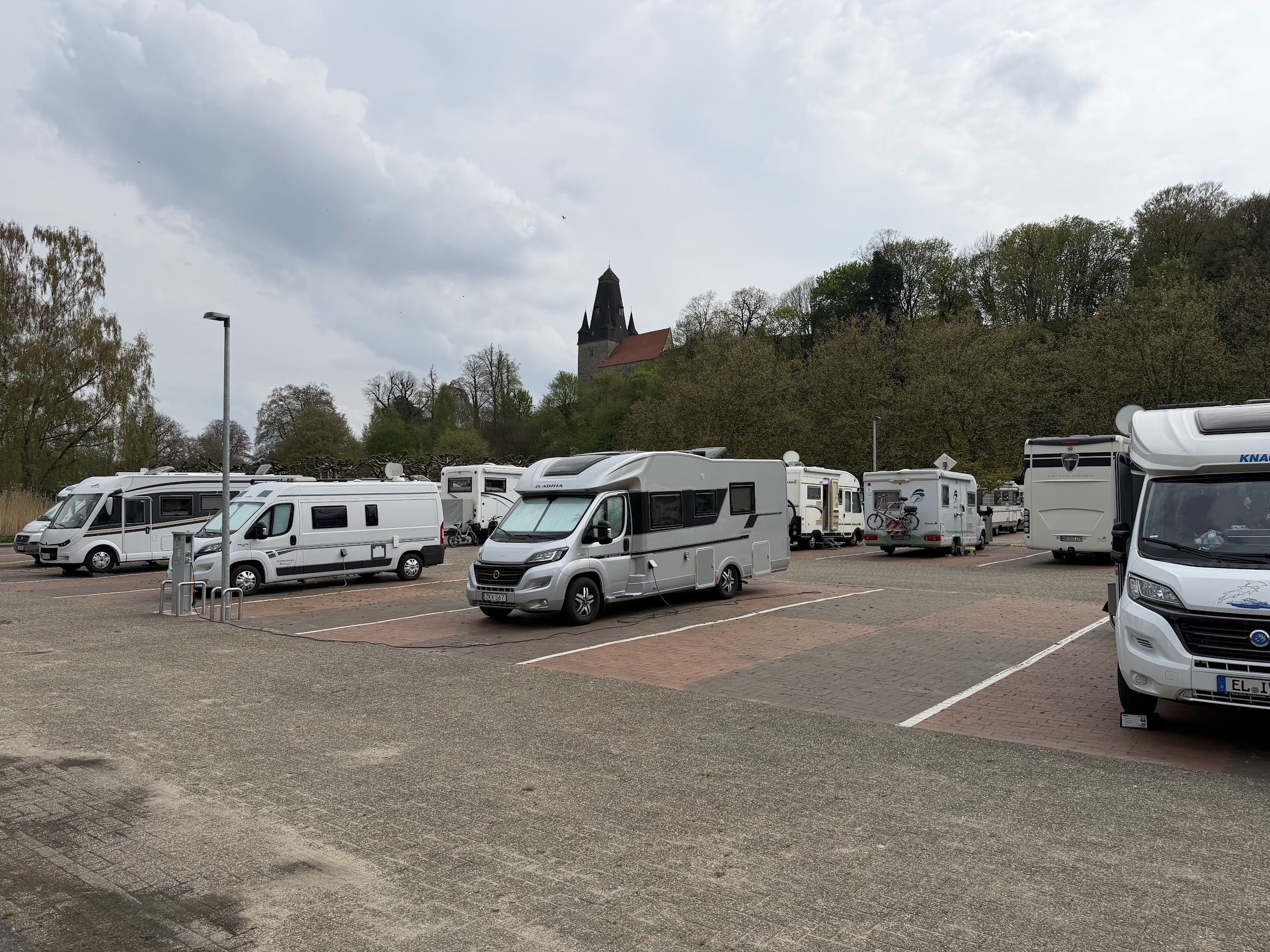 Wohnmobil Stellplatz Bad Bentheim Am Schlosspark